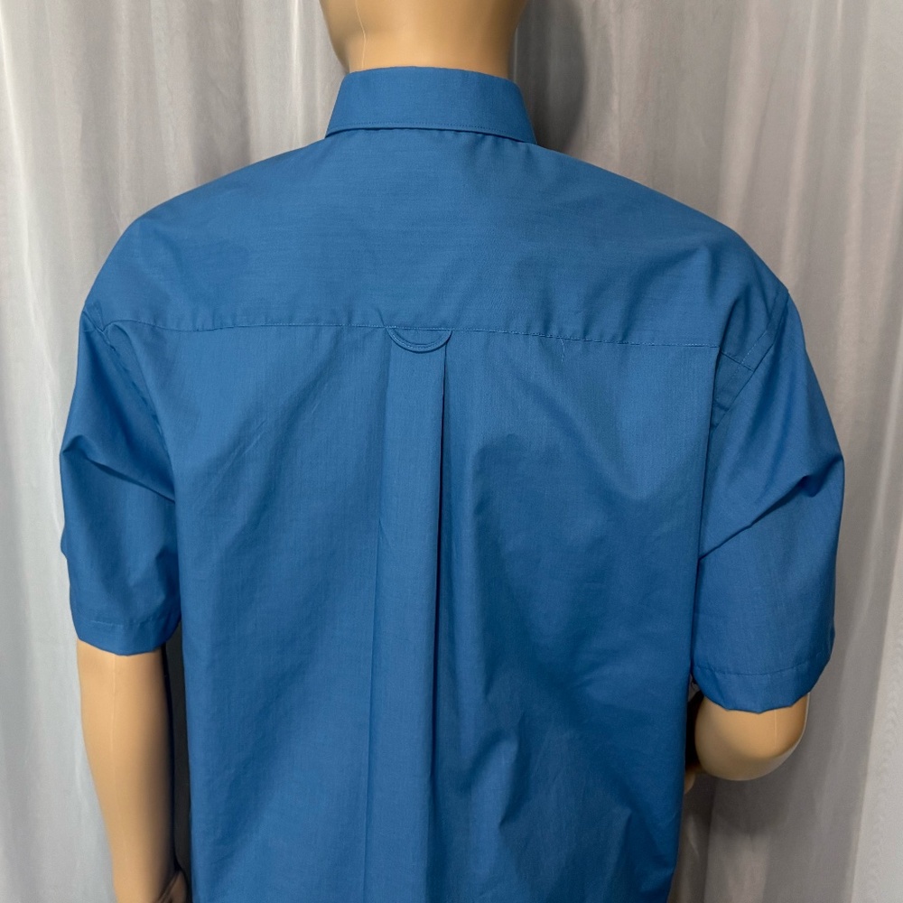 AMERICAN WEEKEND Men’s Short Sleeve Button Down Shirt (Size L) - Picture 8 of 13